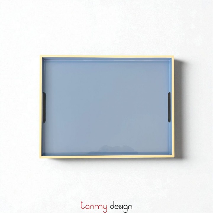 Khay sơn mài chữ nhật 35x26xH2 cm